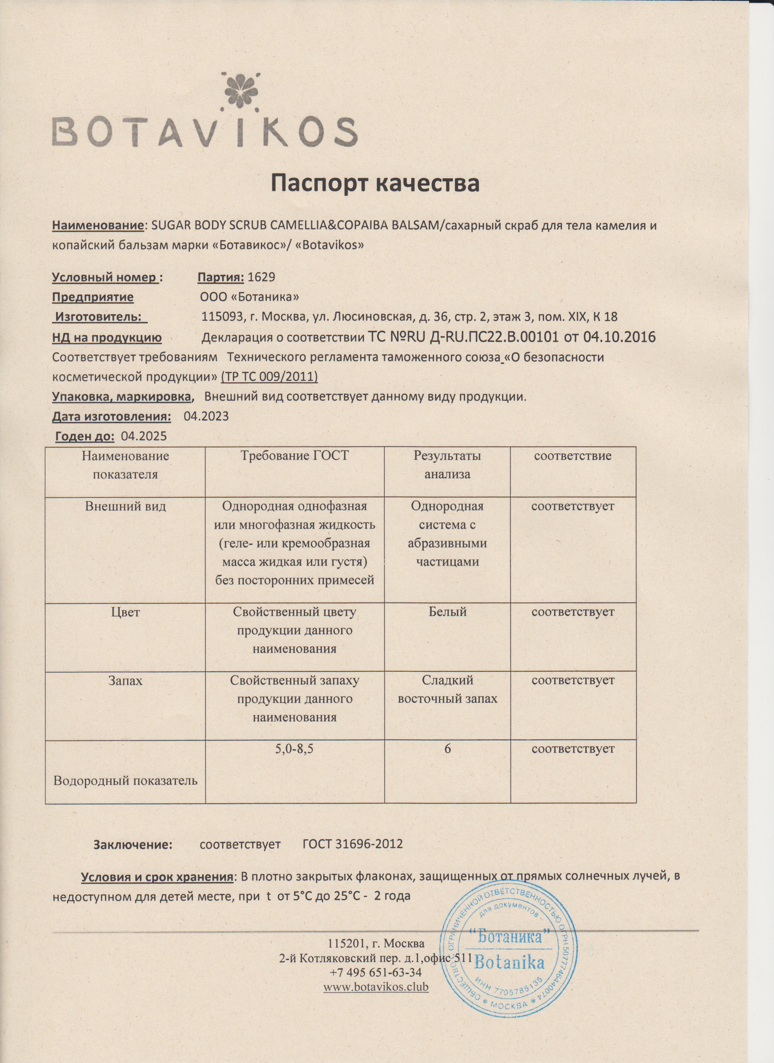 Паспорт №042023